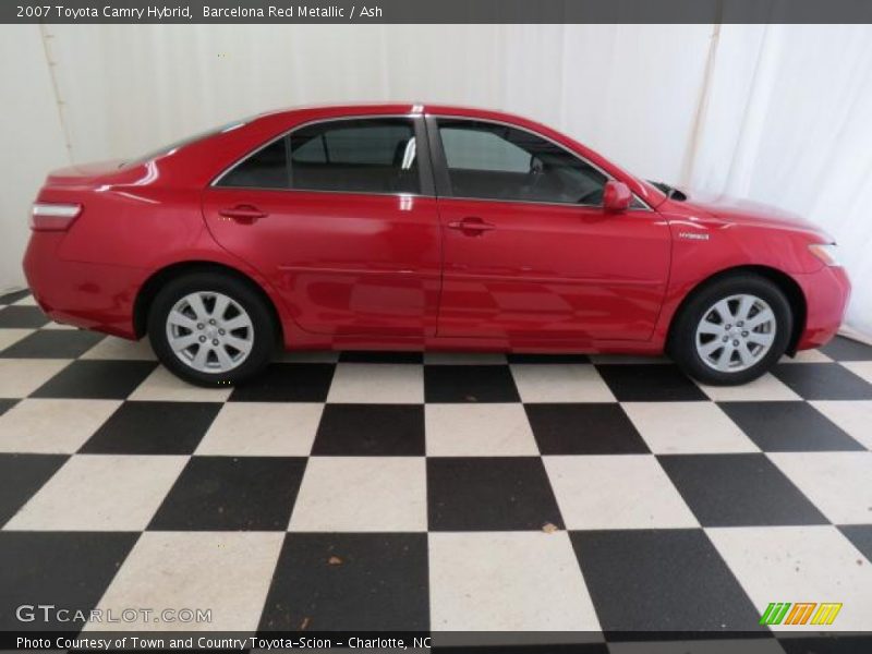 Barcelona Red Metallic / Ash 2007 Toyota Camry Hybrid