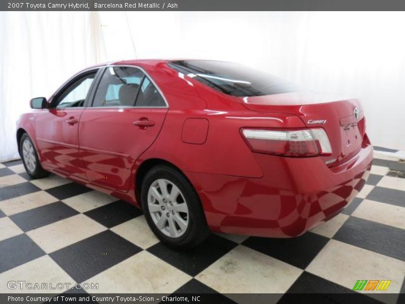 Barcelona Red Metallic / Ash 2007 Toyota Camry Hybrid