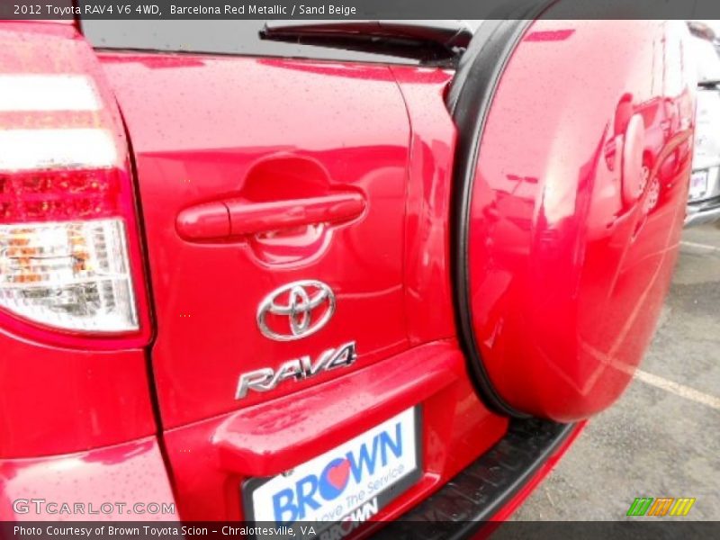 Barcelona Red Metallic / Sand Beige 2012 Toyota RAV4 V6 4WD
