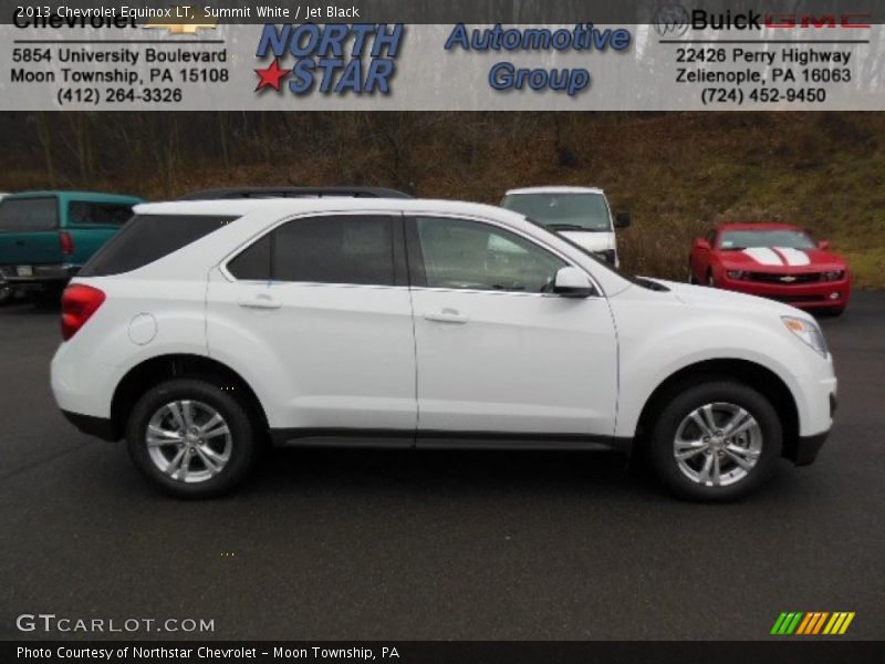 Summit White / Jet Black 2013 Chevrolet Equinox LT