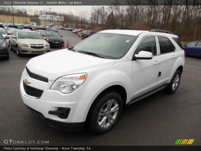 Summit White / Jet Black 2013 Chevrolet Equinox LT