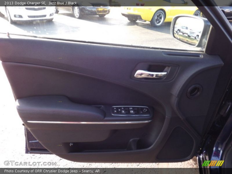 Jazz Blue / Black 2013 Dodge Charger SE