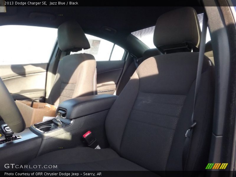 Jazz Blue / Black 2013 Dodge Charger SE