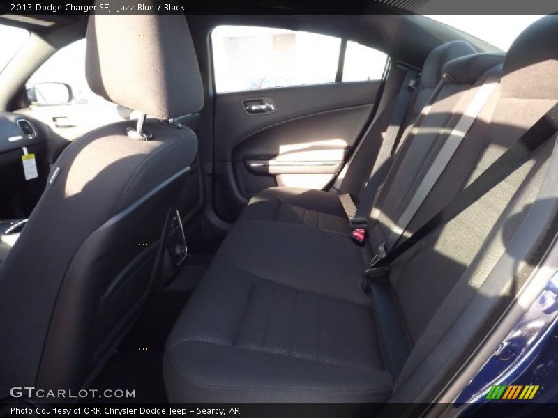 Jazz Blue / Black 2013 Dodge Charger SE