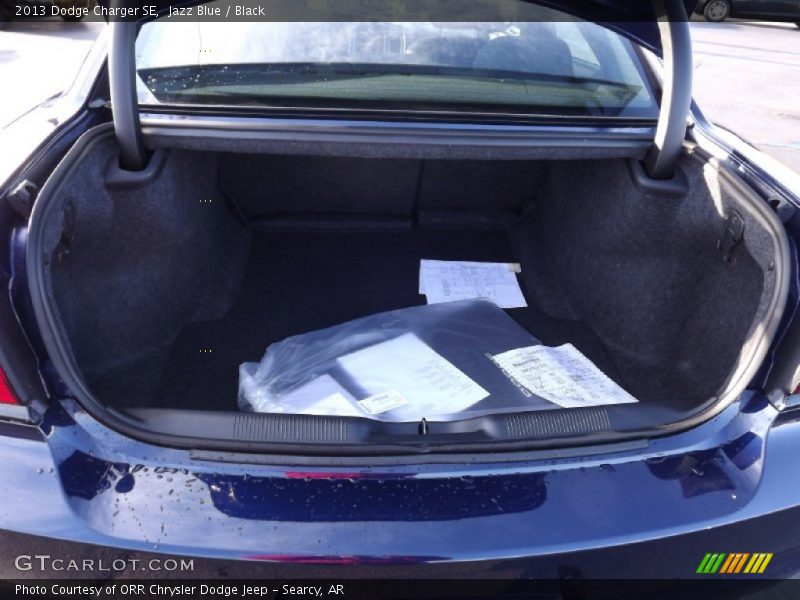 Jazz Blue / Black 2013 Dodge Charger SE