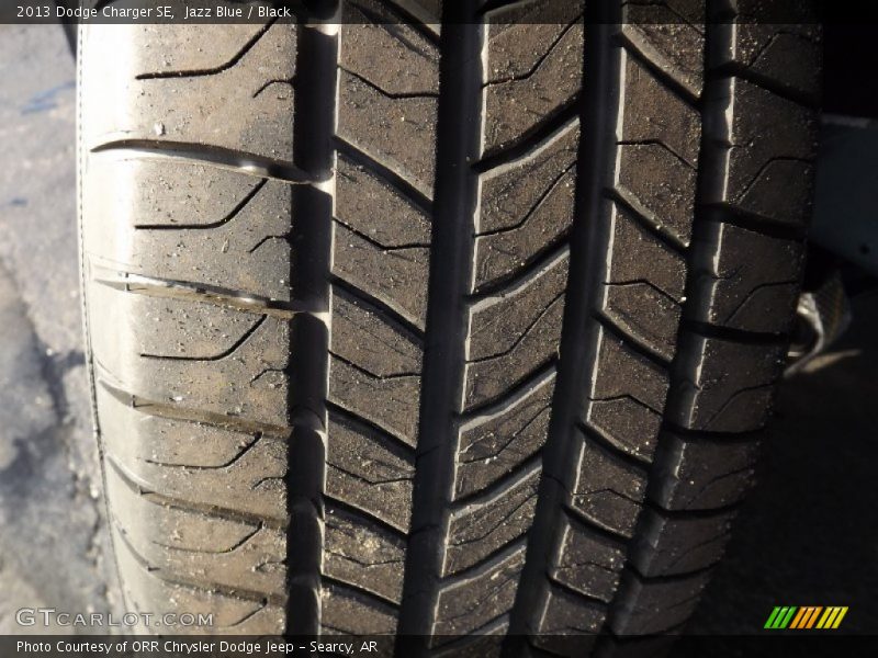 Jazz Blue / Black 2013 Dodge Charger SE