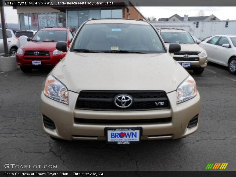 Sandy Beach Metallic / Sand Beige 2012 Toyota RAV4 V6 4WD
