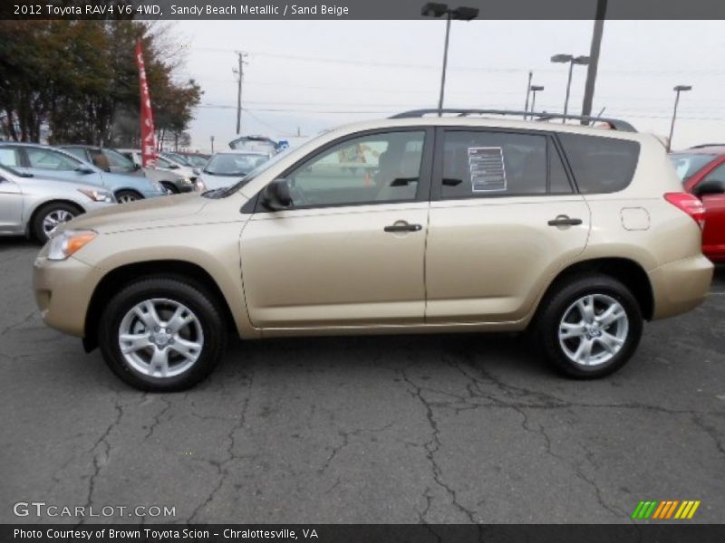 Sandy Beach Metallic / Sand Beige 2012 Toyota RAV4 V6 4WD