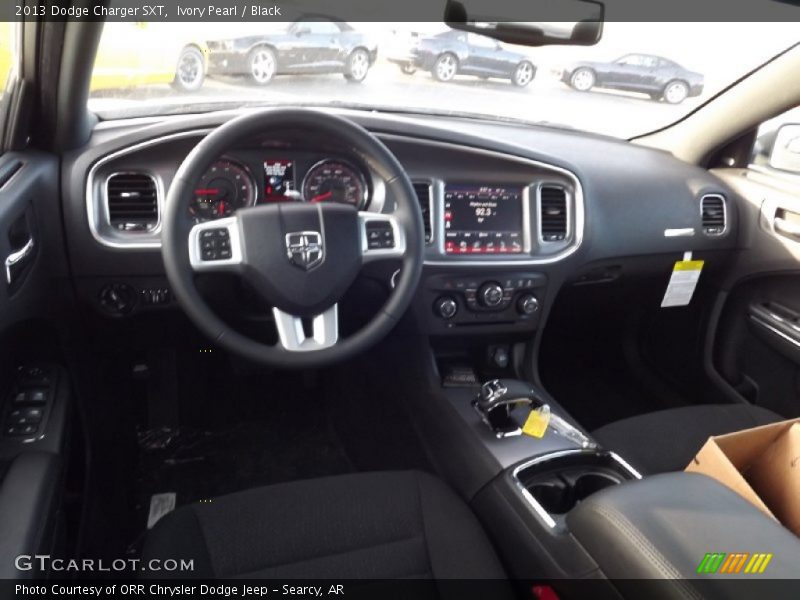 Ivory Pearl / Black 2013 Dodge Charger SXT