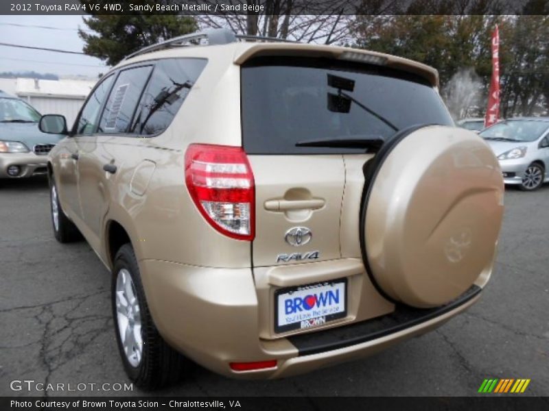 Sandy Beach Metallic / Sand Beige 2012 Toyota RAV4 V6 4WD