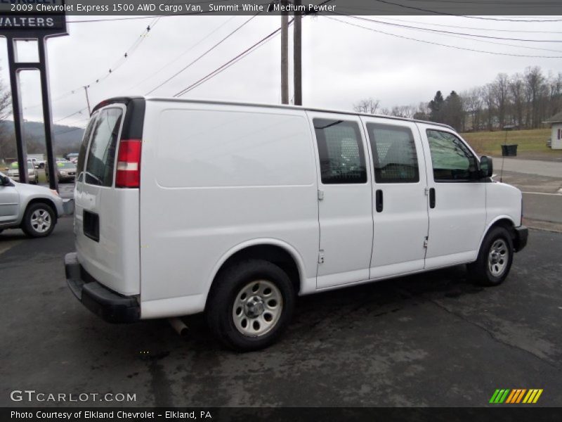 Summit White / Medium Pewter 2009 Chevrolet Express 1500 AWD Cargo Van