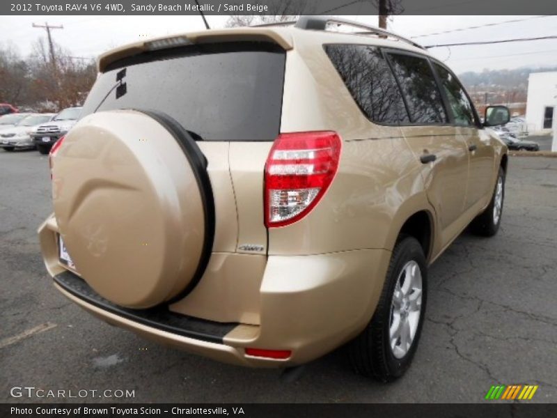 Sandy Beach Metallic / Sand Beige 2012 Toyota RAV4 V6 4WD