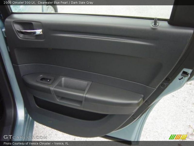 Clearwater Blue Pearl / Dark Slate Gray 2008 Chrysler 300 LX