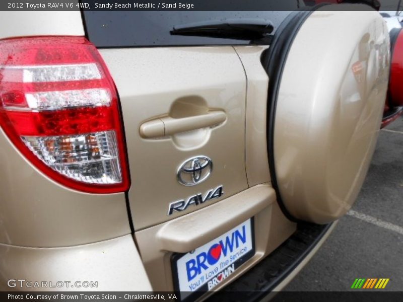 Sandy Beach Metallic / Sand Beige 2012 Toyota RAV4 V6 4WD
