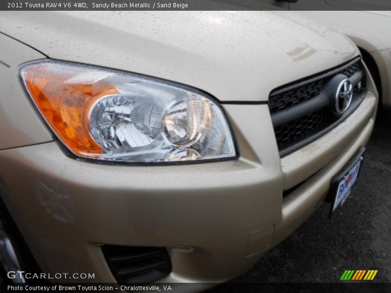 Sandy Beach Metallic / Sand Beige 2012 Toyota RAV4 V6 4WD
