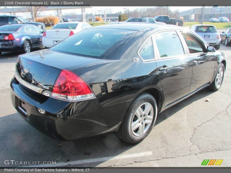 Black / Ebony Black 2008 Chevrolet Impala LS