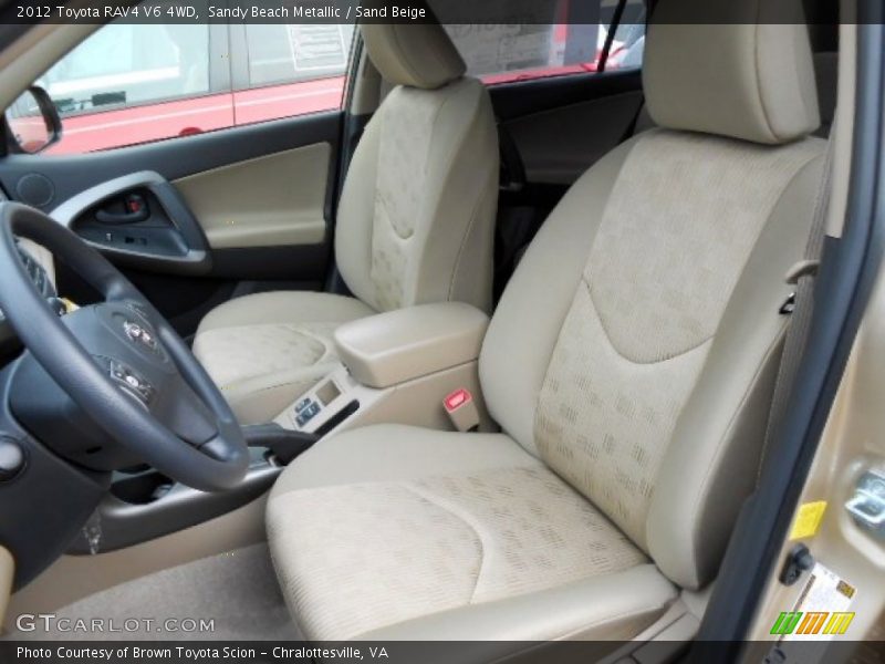 Sandy Beach Metallic / Sand Beige 2012 Toyota RAV4 V6 4WD