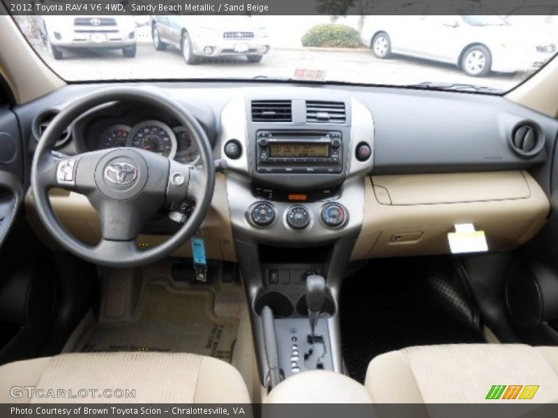 Sandy Beach Metallic / Sand Beige 2012 Toyota RAV4 V6 4WD