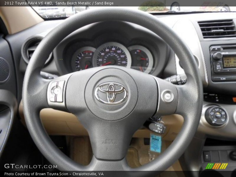 Sandy Beach Metallic / Sand Beige 2012 Toyota RAV4 V6 4WD