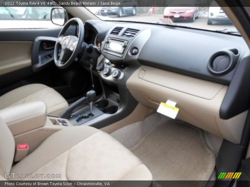 Sandy Beach Metallic / Sand Beige 2012 Toyota RAV4 V6 4WD