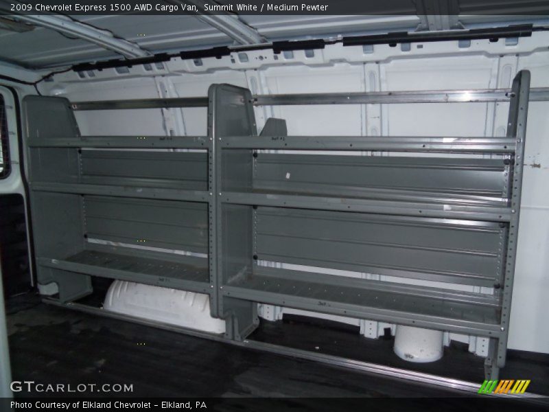Summit White / Medium Pewter 2009 Chevrolet Express 1500 AWD Cargo Van