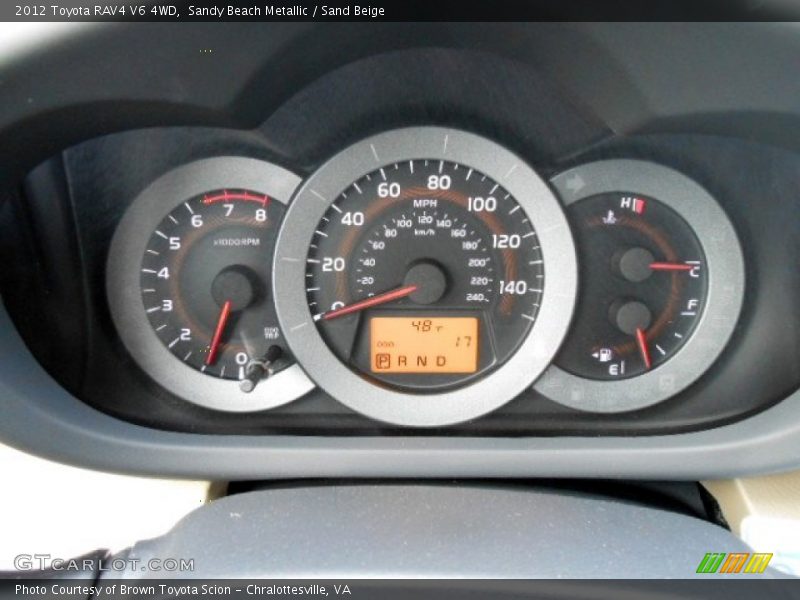 Sandy Beach Metallic / Sand Beige 2012 Toyota RAV4 V6 4WD