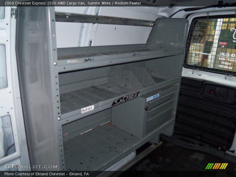 Summit White / Medium Pewter 2009 Chevrolet Express 1500 AWD Cargo Van