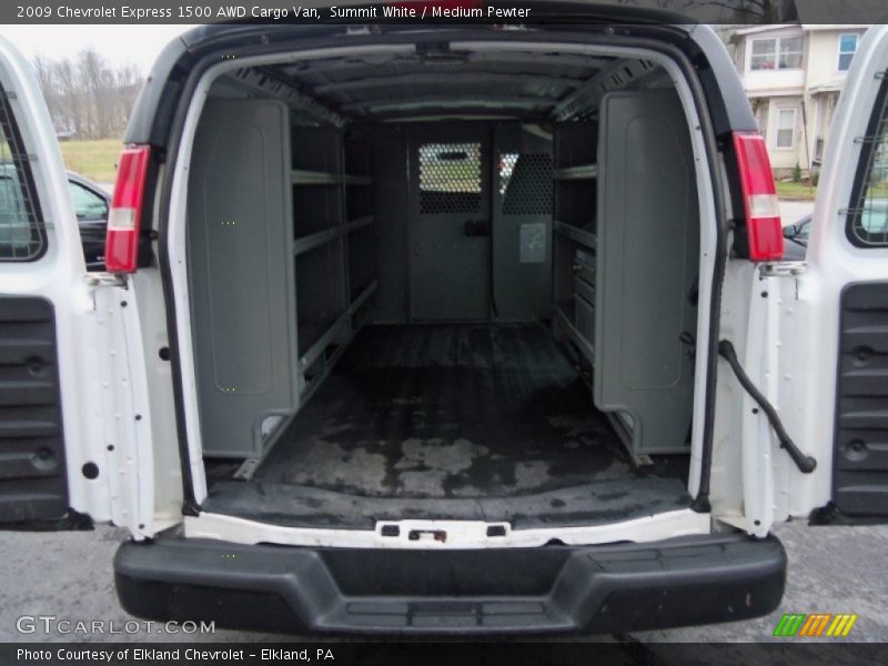 Summit White / Medium Pewter 2009 Chevrolet Express 1500 AWD Cargo Van