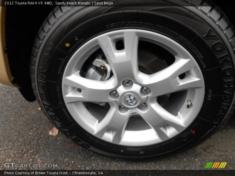 Sandy Beach Metallic / Sand Beige 2012 Toyota RAV4 V6 4WD