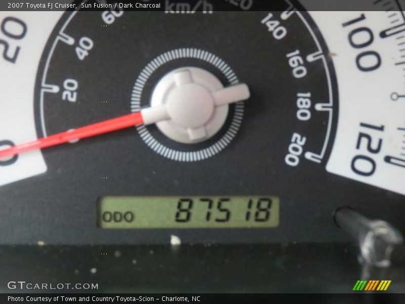 Sun Fusion / Dark Charcoal 2007 Toyota FJ Cruiser