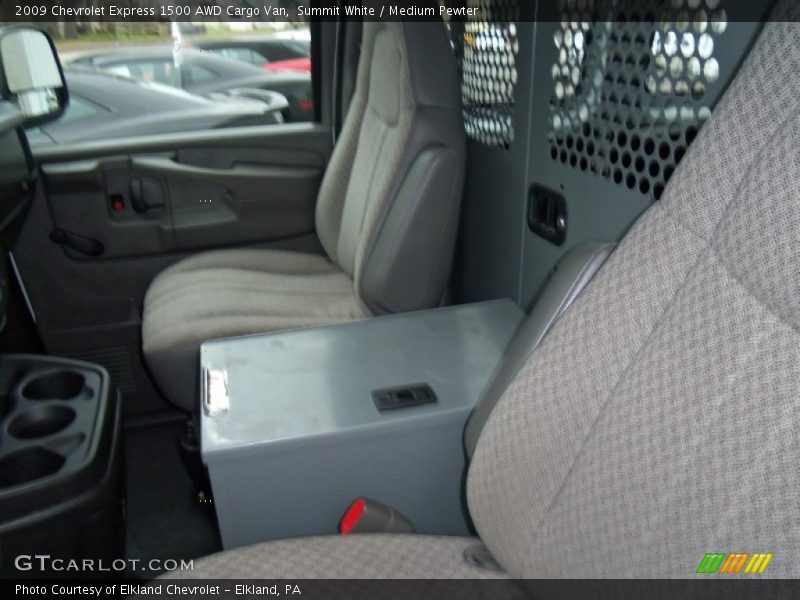 Summit White / Medium Pewter 2009 Chevrolet Express 1500 AWD Cargo Van