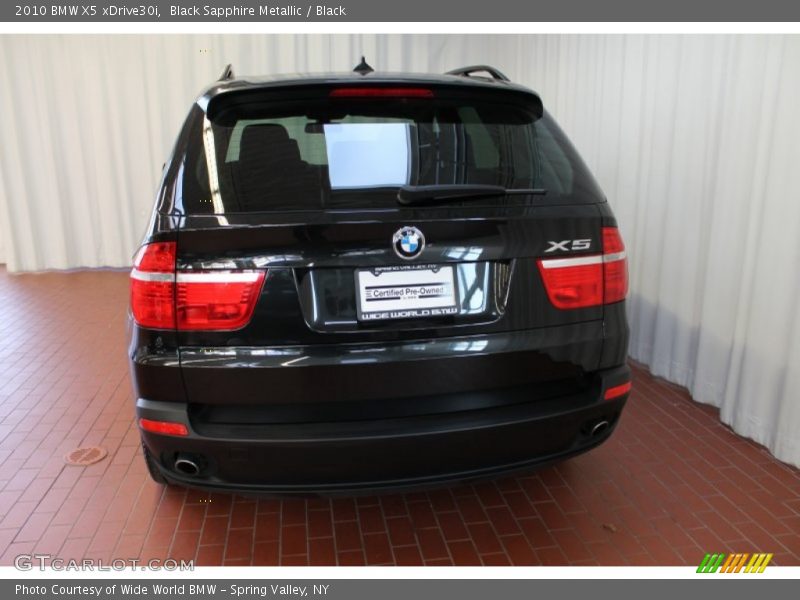 Black Sapphire Metallic / Black 2010 BMW X5 xDrive30i