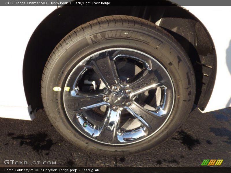 Ivory Pearl / Black/Light Frost Beige 2013 Dodge Charger SXT