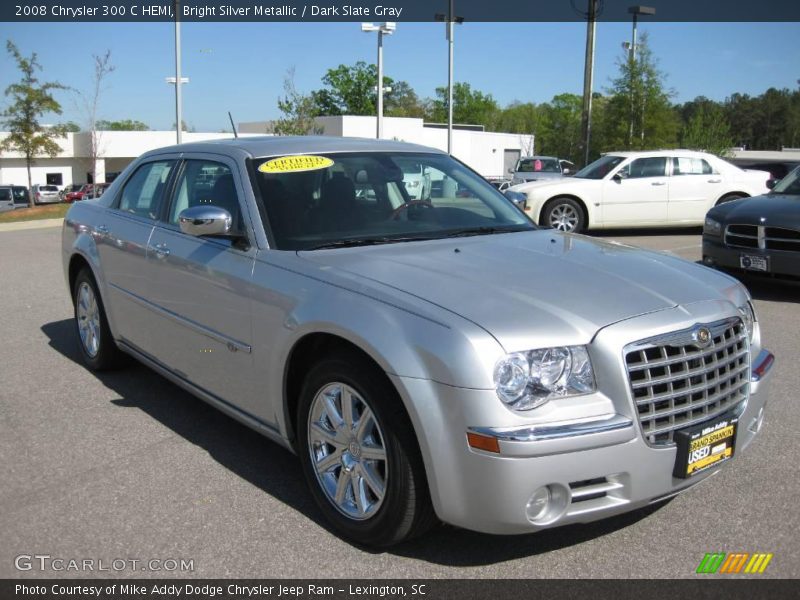 Bright Silver Metallic / Dark Slate Gray 2008 Chrysler 300 C HEMI