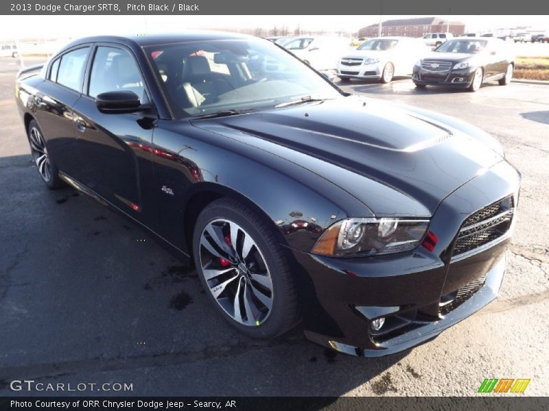 Pitch Black / Black 2013 Dodge Charger SRT8