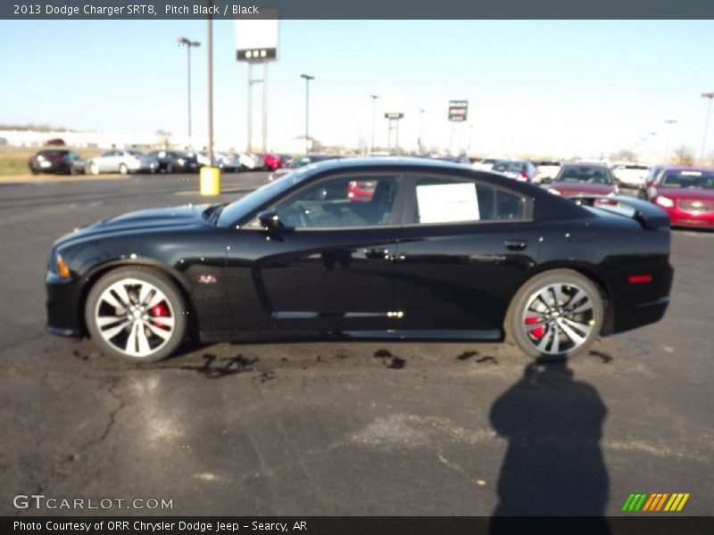 Pitch Black / Black 2013 Dodge Charger SRT8