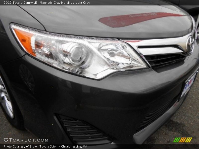 Magnetic Gray Metallic / Light Gray 2012 Toyota Camry LE