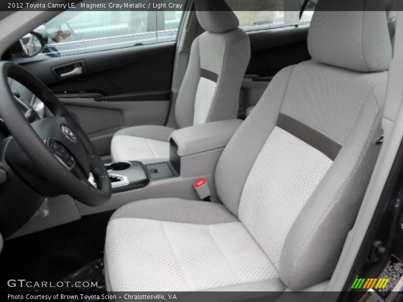 Magnetic Gray Metallic / Light Gray 2012 Toyota Camry LE