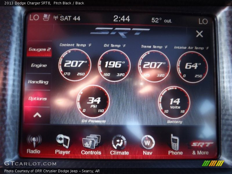 Controls of 2013 Charger SRT8