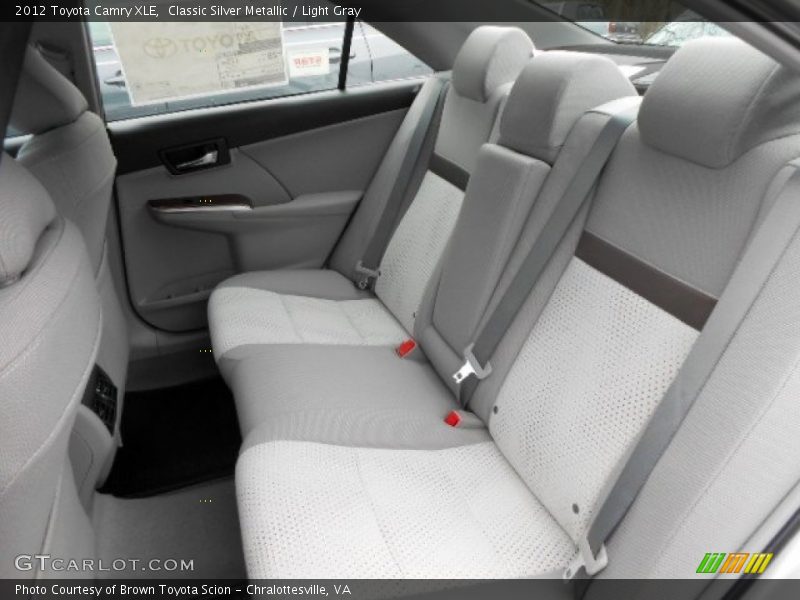 Classic Silver Metallic / Light Gray 2012 Toyota Camry XLE