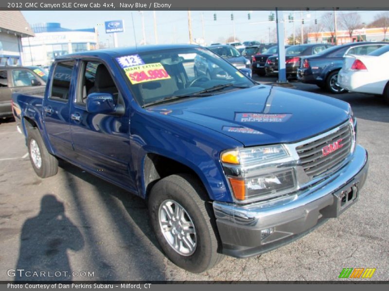 Navy Blue / Ebony 2012 GMC Canyon SLE Crew Cab 4x4