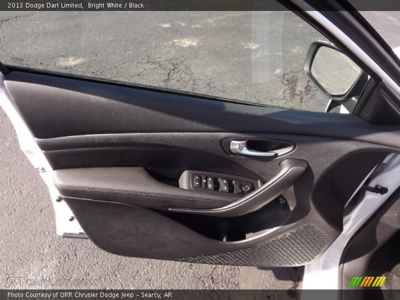 Bright White / Black 2013 Dodge Dart Limited