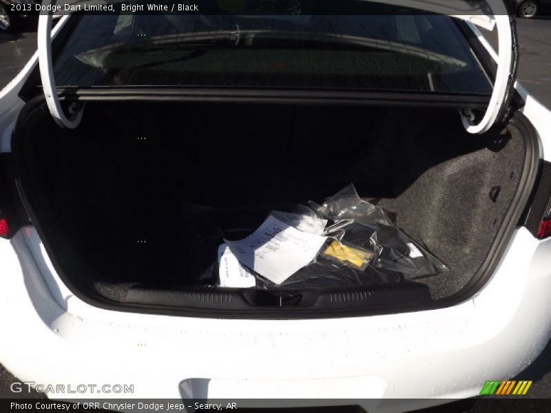 Bright White / Black 2013 Dodge Dart Limited