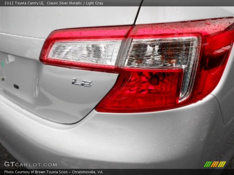 Classic Silver Metallic / Light Gray 2012 Toyota Camry LE