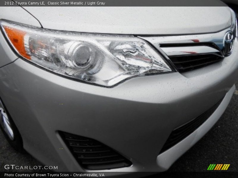 Classic Silver Metallic / Light Gray 2012 Toyota Camry LE