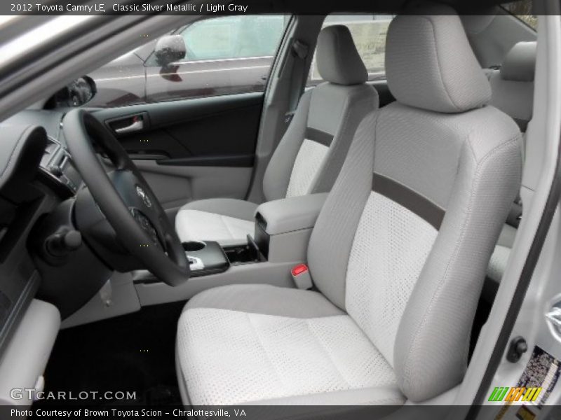 Classic Silver Metallic / Light Gray 2012 Toyota Camry LE