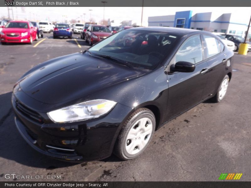 Pitch Black / Black 2013 Dodge Dart SE