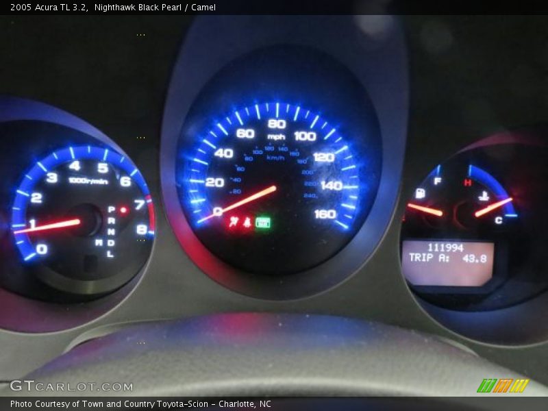 Nighthawk Black Pearl / Camel 2005 Acura TL 3.2