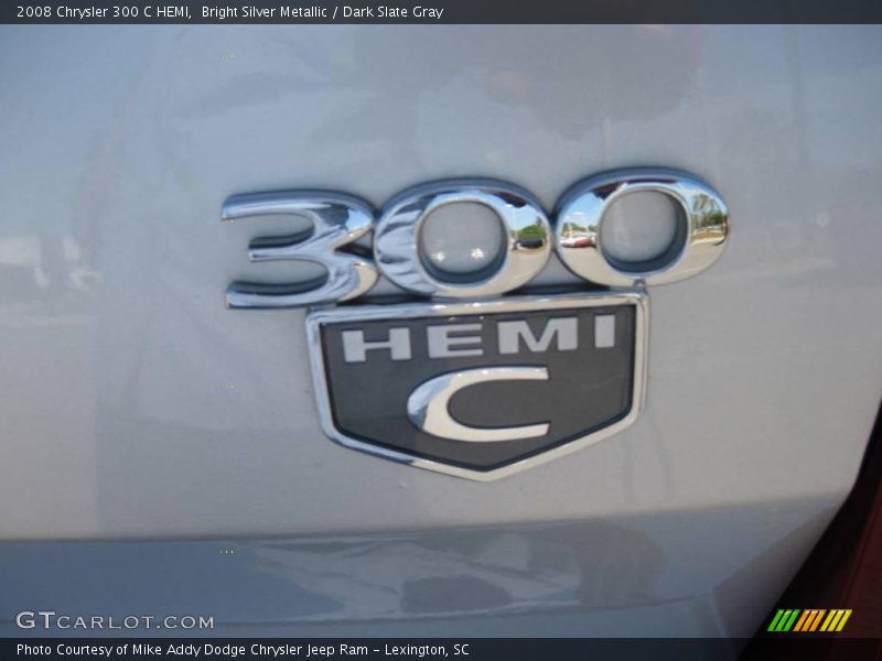 Bright Silver Metallic / Dark Slate Gray 2008 Chrysler 300 C HEMI