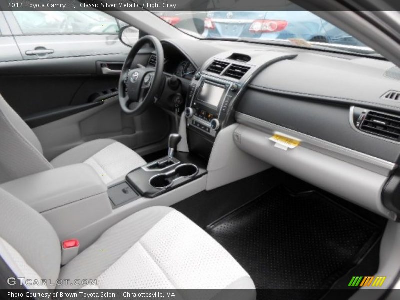 Classic Silver Metallic / Light Gray 2012 Toyota Camry LE